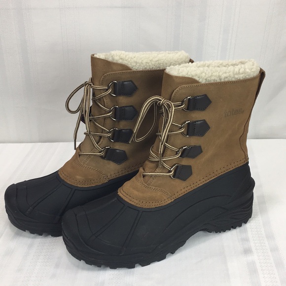 totes precise men's waterproof winter boots